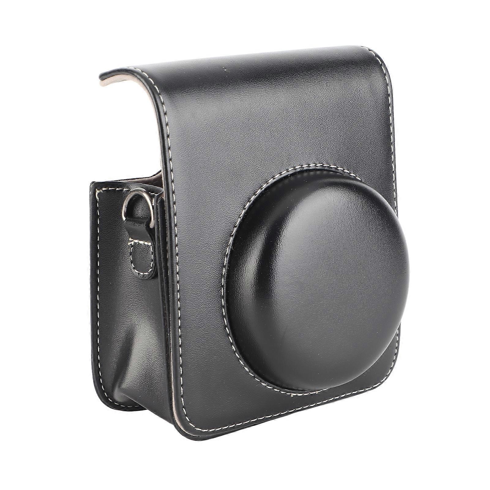 Protective Camera Case for Mini 40 PU Leather Mini Instant Camera Bag with Adjustable Shoulder Strap for Photography Black 