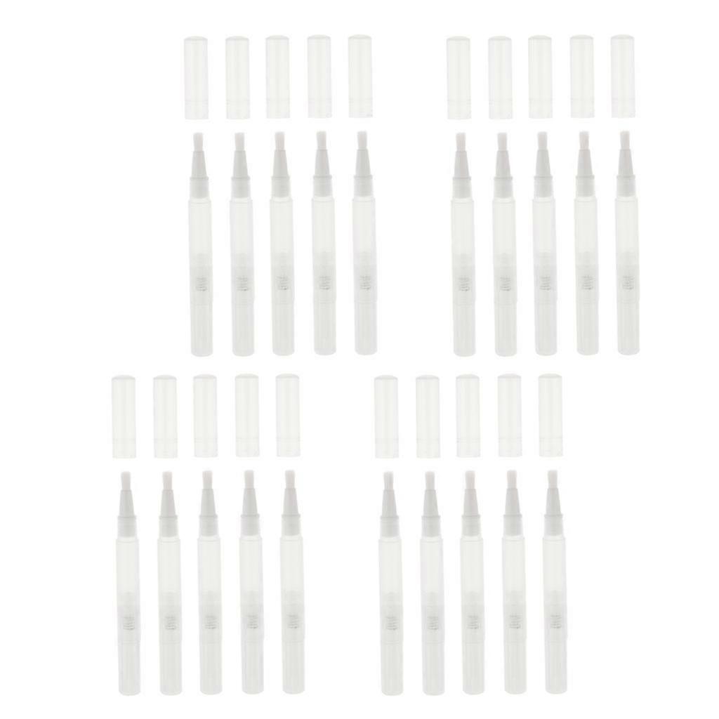 3ml Empty Nail Cuticle Oil Container Tube Twist Pen With Brush Lip Gloss