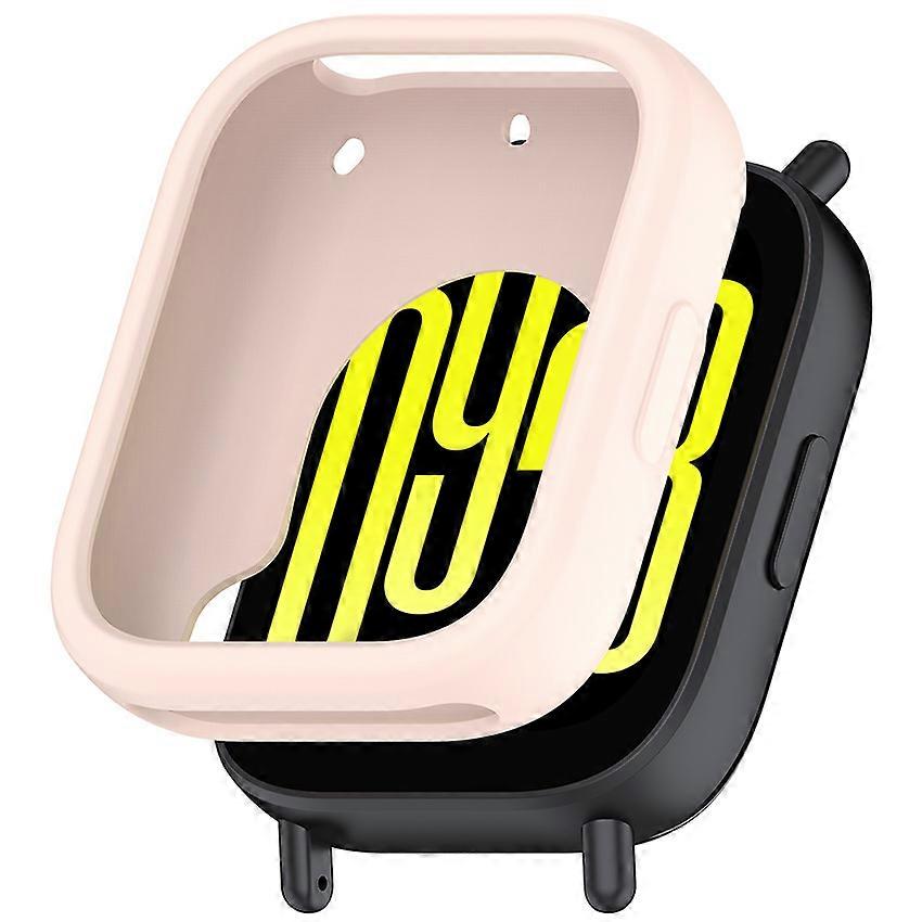 Watch Case Watch Silicone Protective Case Accessories for Redmi Watch5 Active (Light Pink)