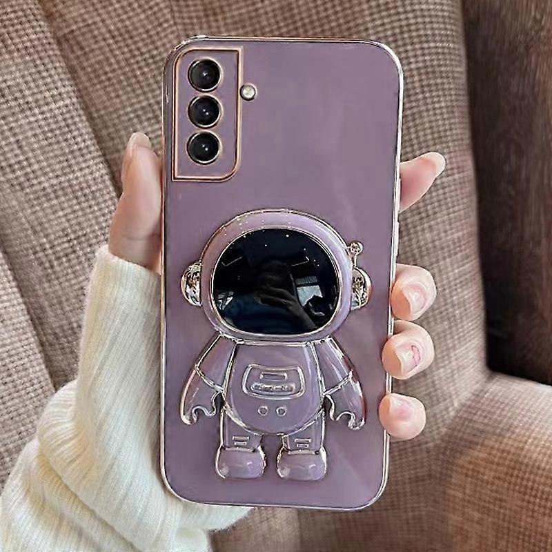 Electroplating Astronaut Holder Phone Case