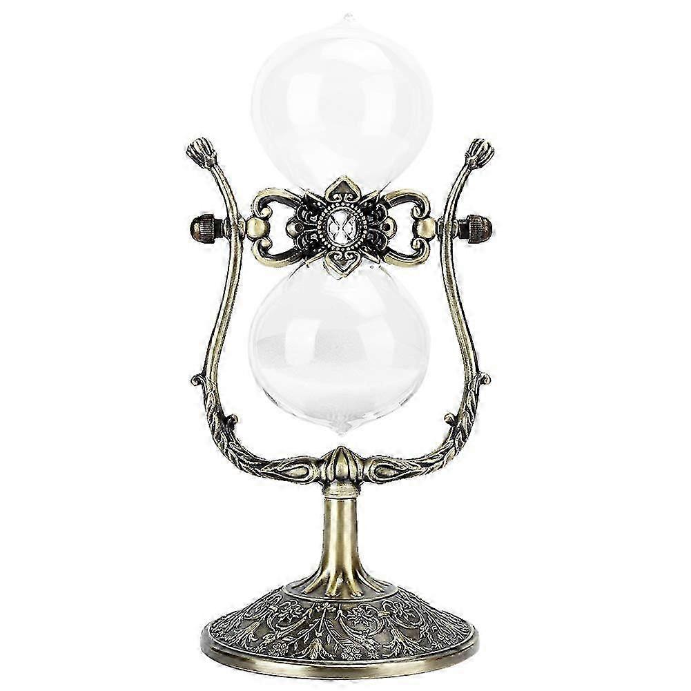 Vintage 15-Minute Golden Sand Timer for Home & Study Decor