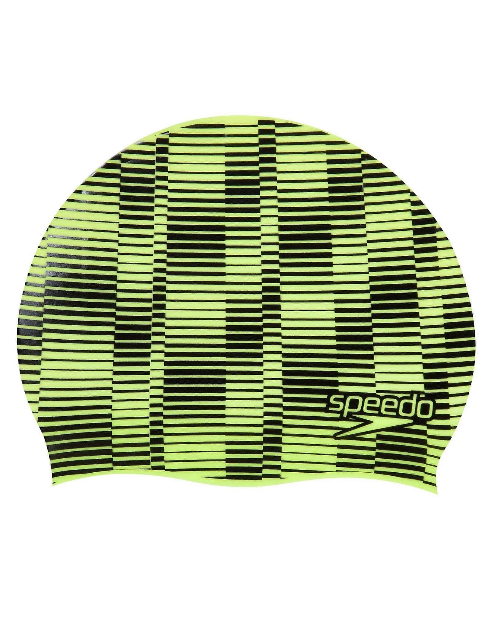 Speedo Junior Slogan Cap - Yellow / Black