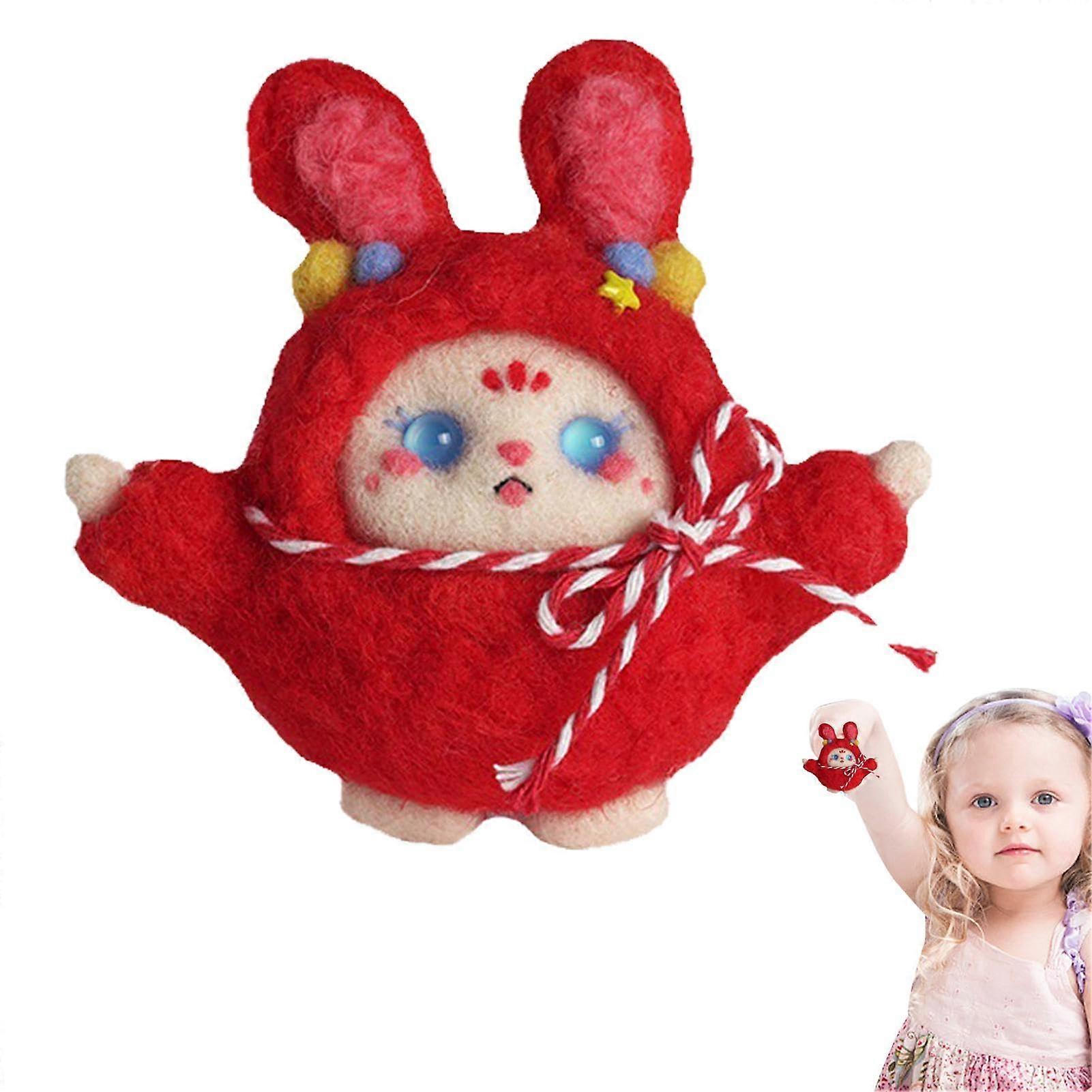 Nadelfilz-Set für Anfänger | Filz-Starter-Set mit Weicher Filzwolle für Puppen, Filzprojekt für Erwachsene und Kinder