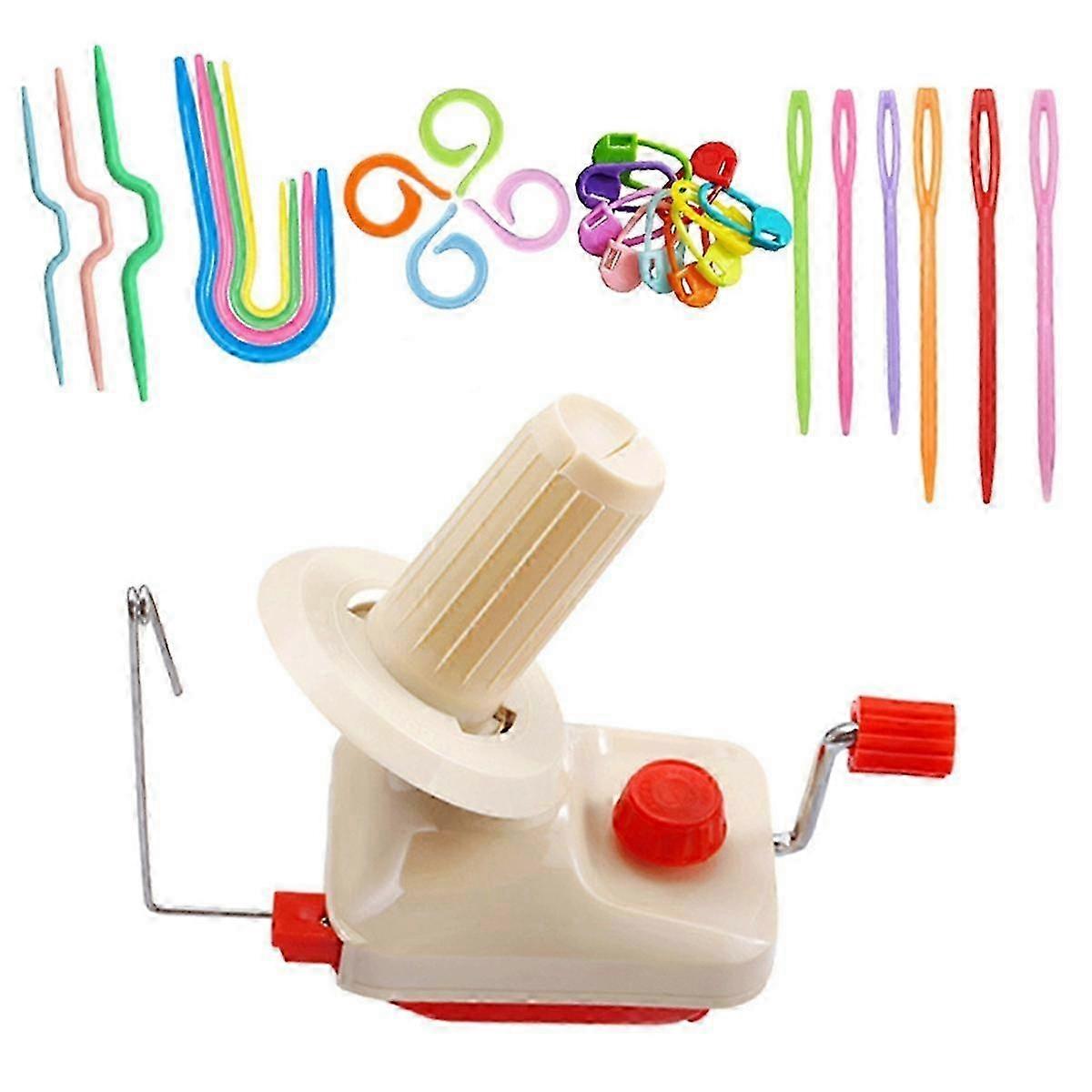 Winding Machine Knitting Machine Handheld Yarn Winder Fiber String Line Ball Winding Manual Wool Wi