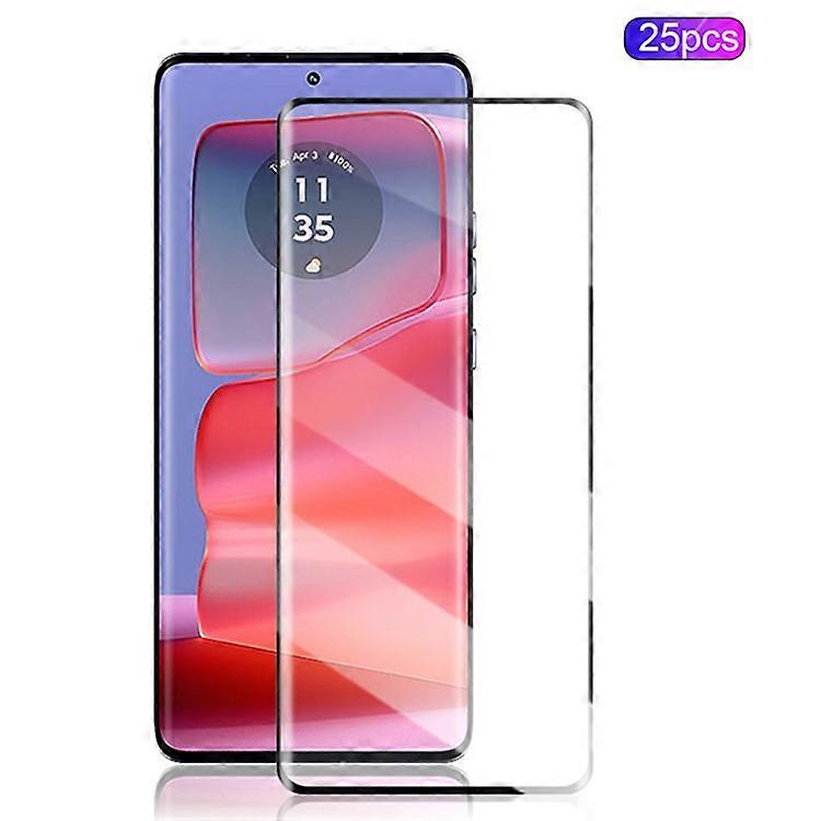 MOCOLO 25Pcs συμβατό για Motorola Edge 50 Pro 5G οθόνη προστασίας 3D κυρτή μετριασμένη ταινία γυαλιού