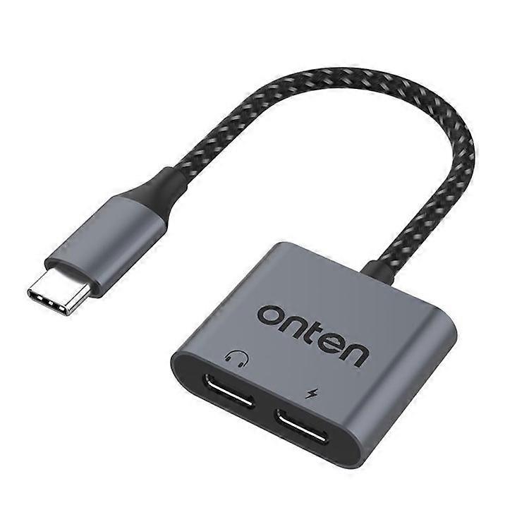 ONTEN OTN-289 Type-C to Type-C Digital Audio + PD 30W Charging Type-C Aluminum Alloy Adapter