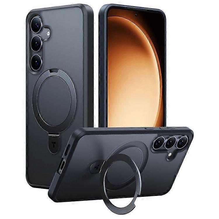 TORRAS Guardian Ostand Series Compatibile per Samsung Galaxy S25+ Custodia Compatibile con MagSafe Kickstand TPU + PC Phone Cover