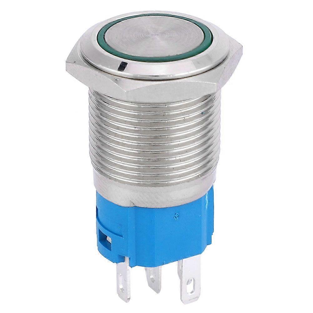 High quality  16MM metal button with light LED ring reset button switch horn