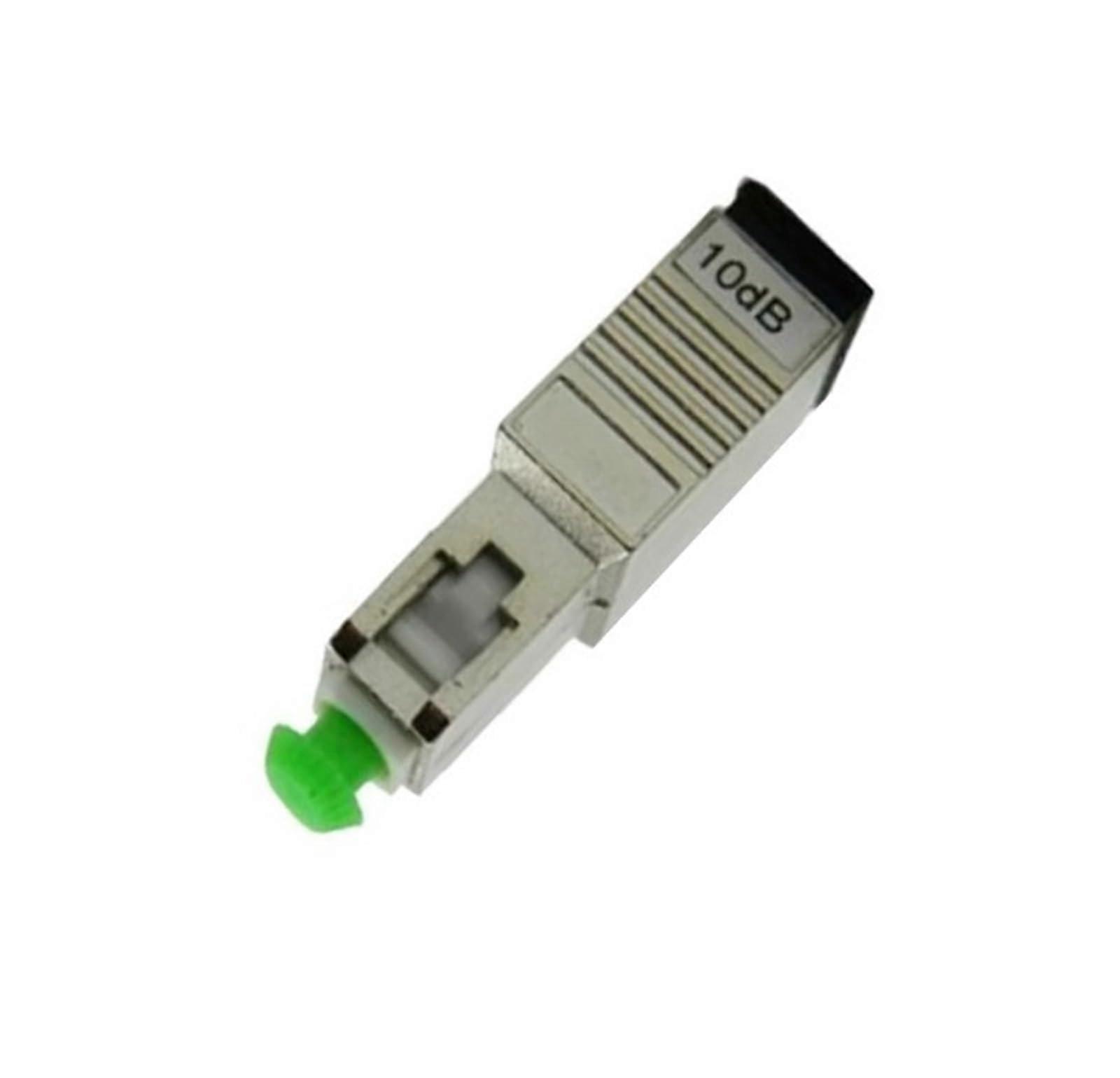 5pcs/Bag SC APC 10dB Fiber Optic Attenuator SC APC Fiber Optic Adapter SC10dB Female to Male