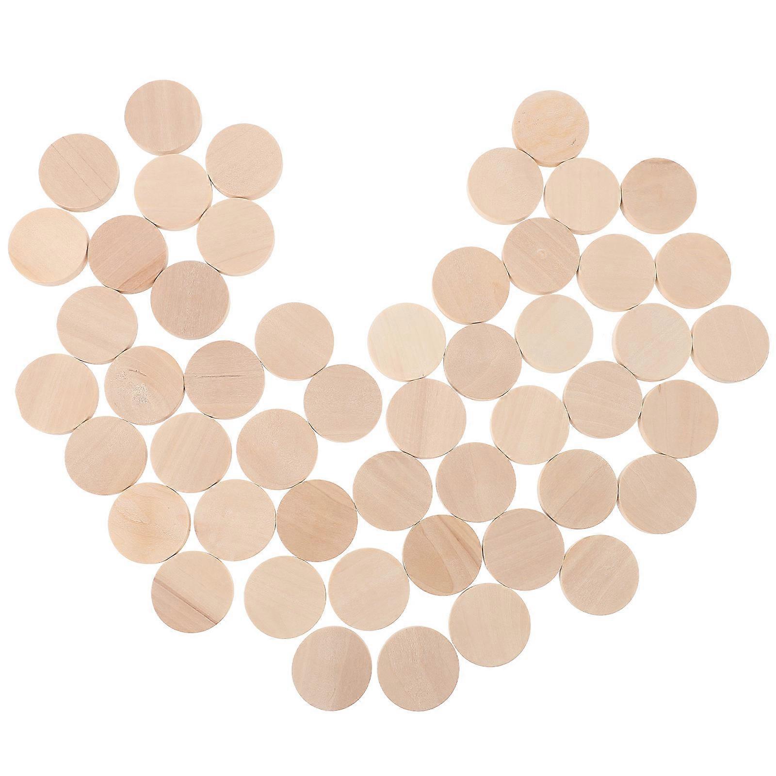 Circular Wood Discs, Sturdy Design for Convenient