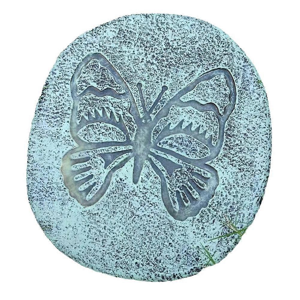 Celtic Compass Decorative Stone Butterfly Dragonfly 25.5cm Glow in the Dark Outdoor