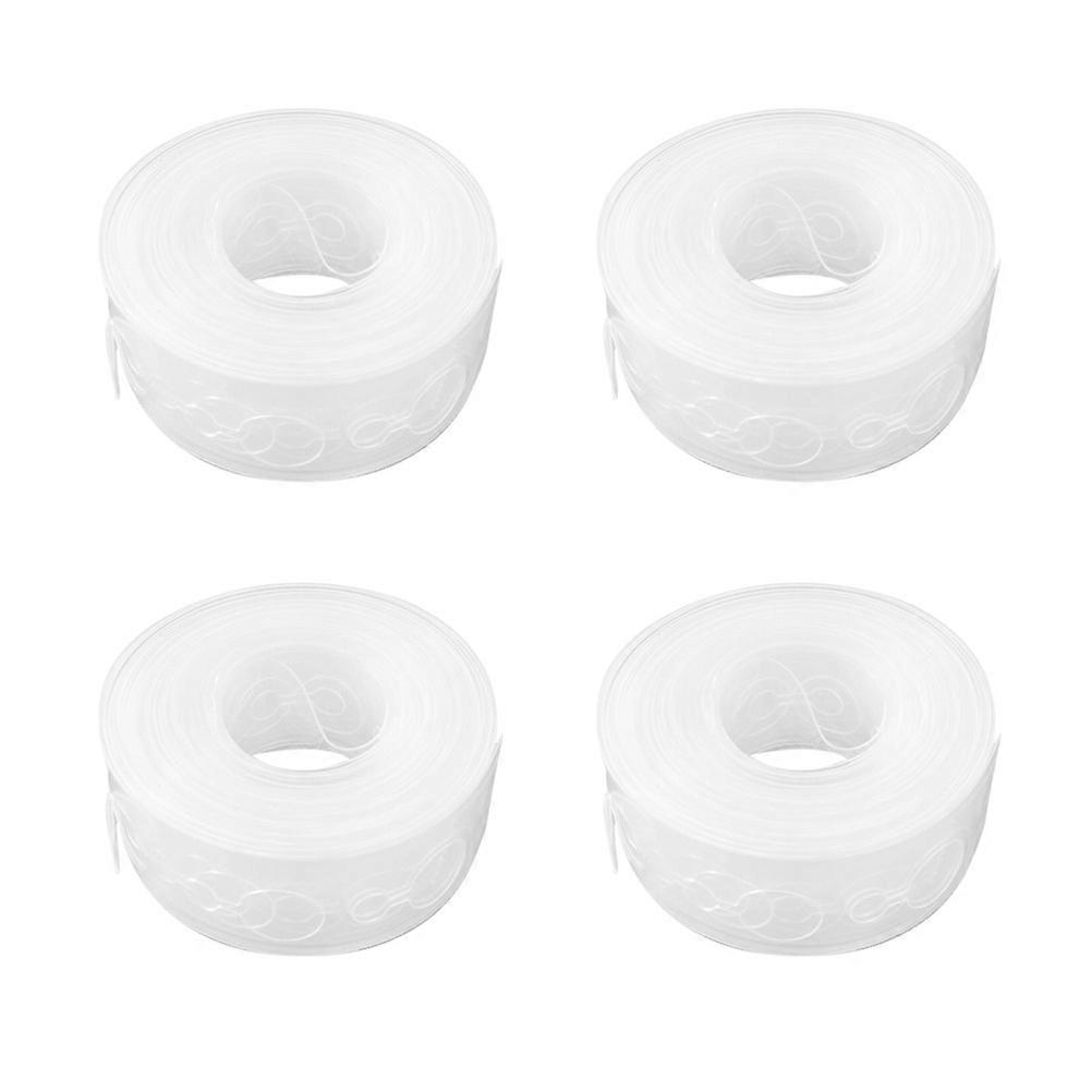 パーティー用バルーンガーランドストリップ バルーンチェーンテープ 結婚式 誕生日 透明 500 x 1.5 x 0.1 cm 非粘着性接続 5個