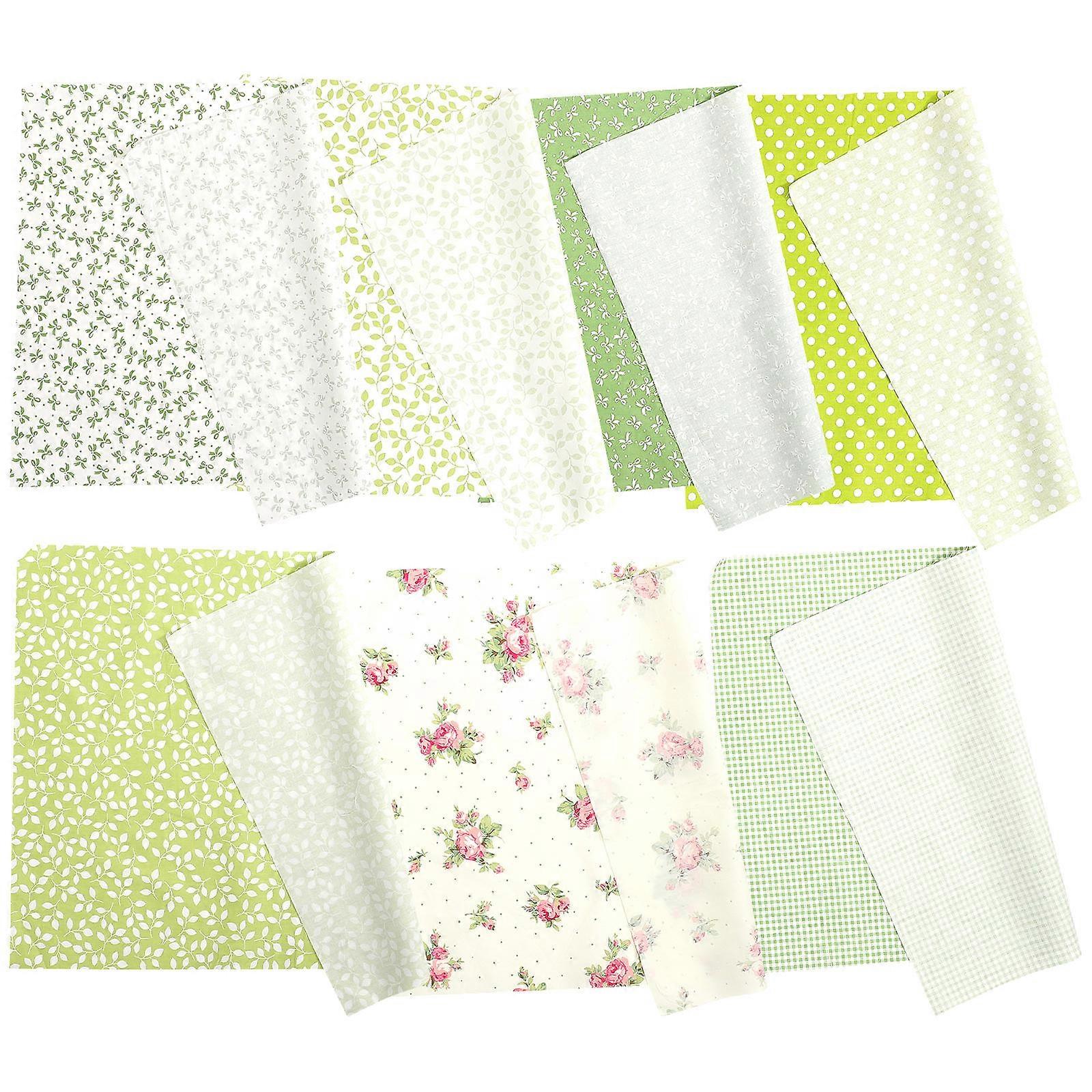 Sewing Fabrics Quilting Fabrics DIY Craft Rectangular Sheets Assorted Color 7Sheets