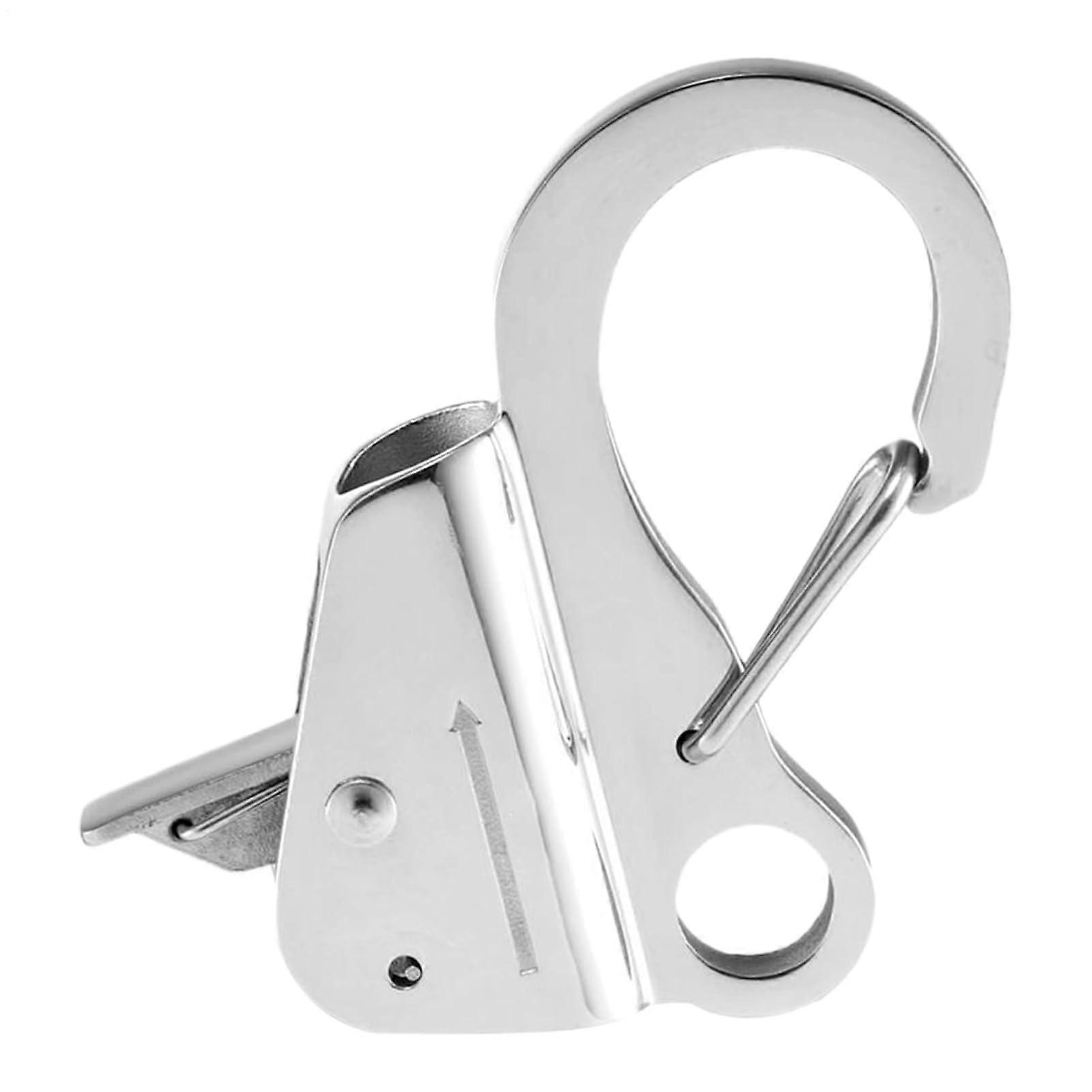 Slide Anchor Hook with Adjustable Quick-Release and Spring Quick-Release for Boat and Dock Anchoring