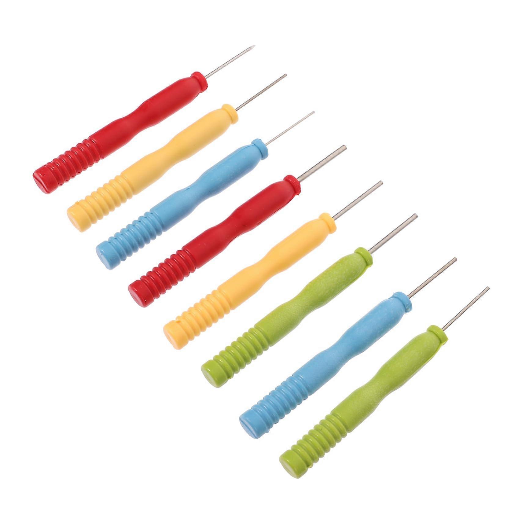 8piece tool set for disassembling metal needles for electronic repair