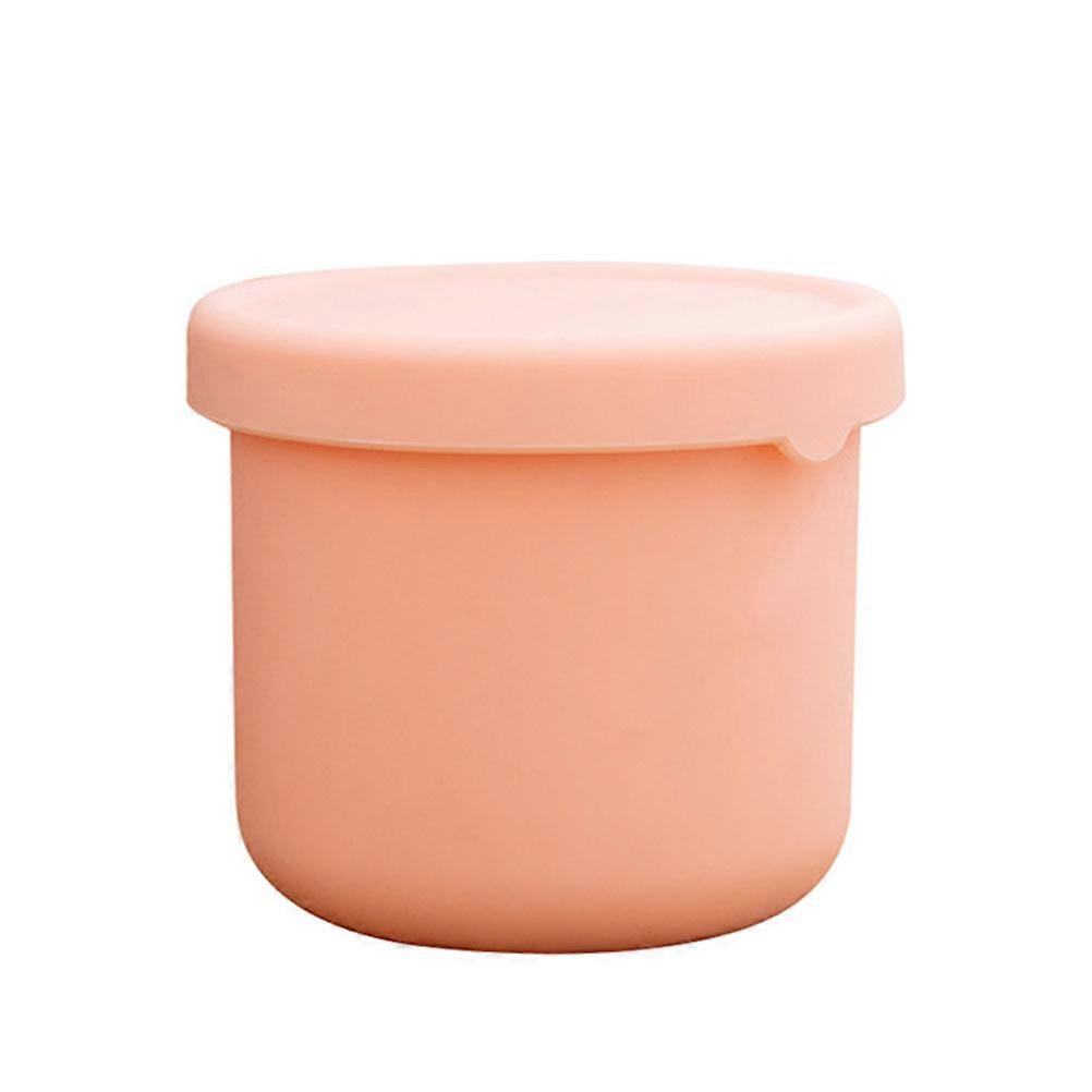 Fruit and Vegetable Anti Storage Box Preservation Box Compact Design Fridge Use Pink 9x7.7cm 250ML 1Pack