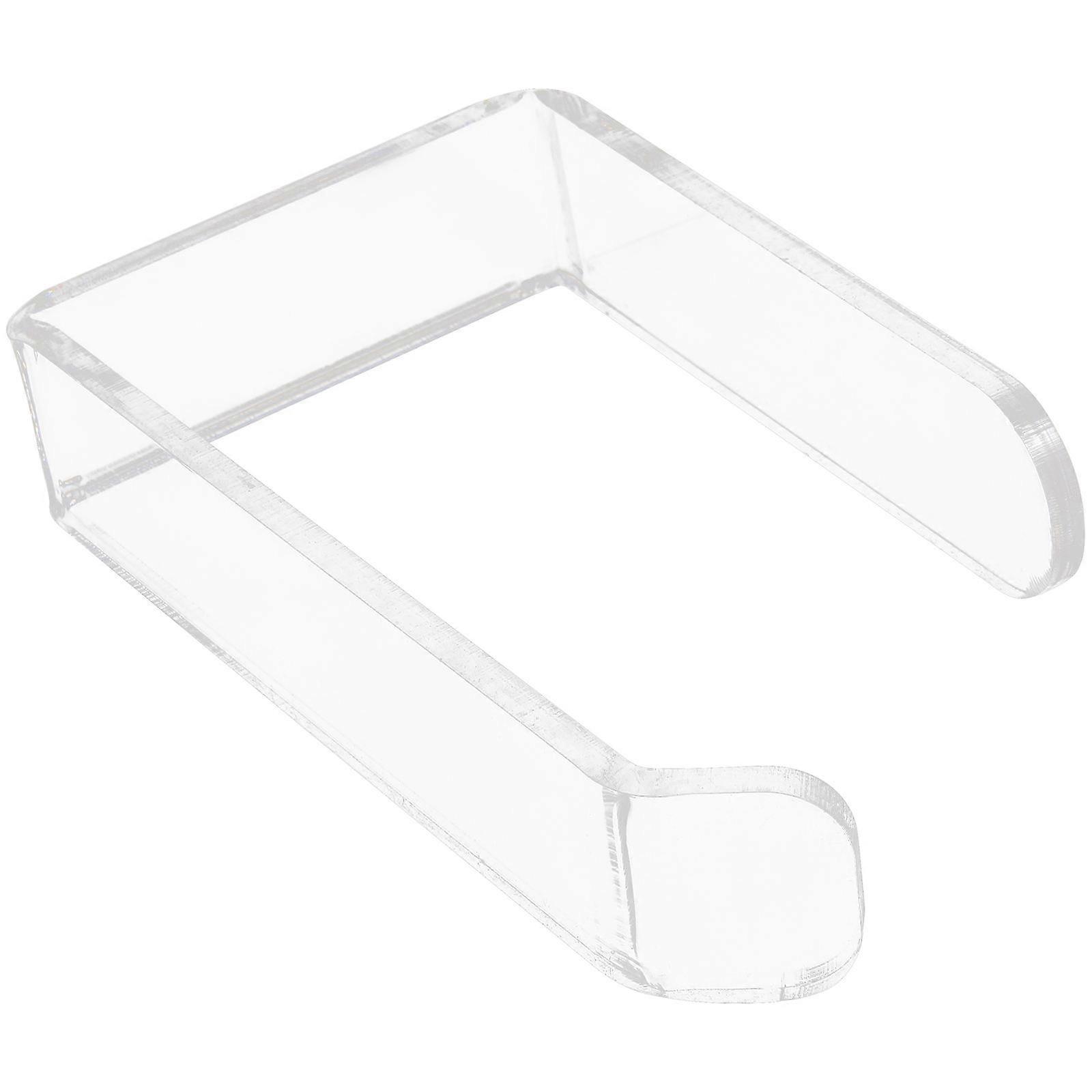 Bathroom Paper Towel Dispenser Acrylic Towel Holding Space Saving For Toilet 1Pack