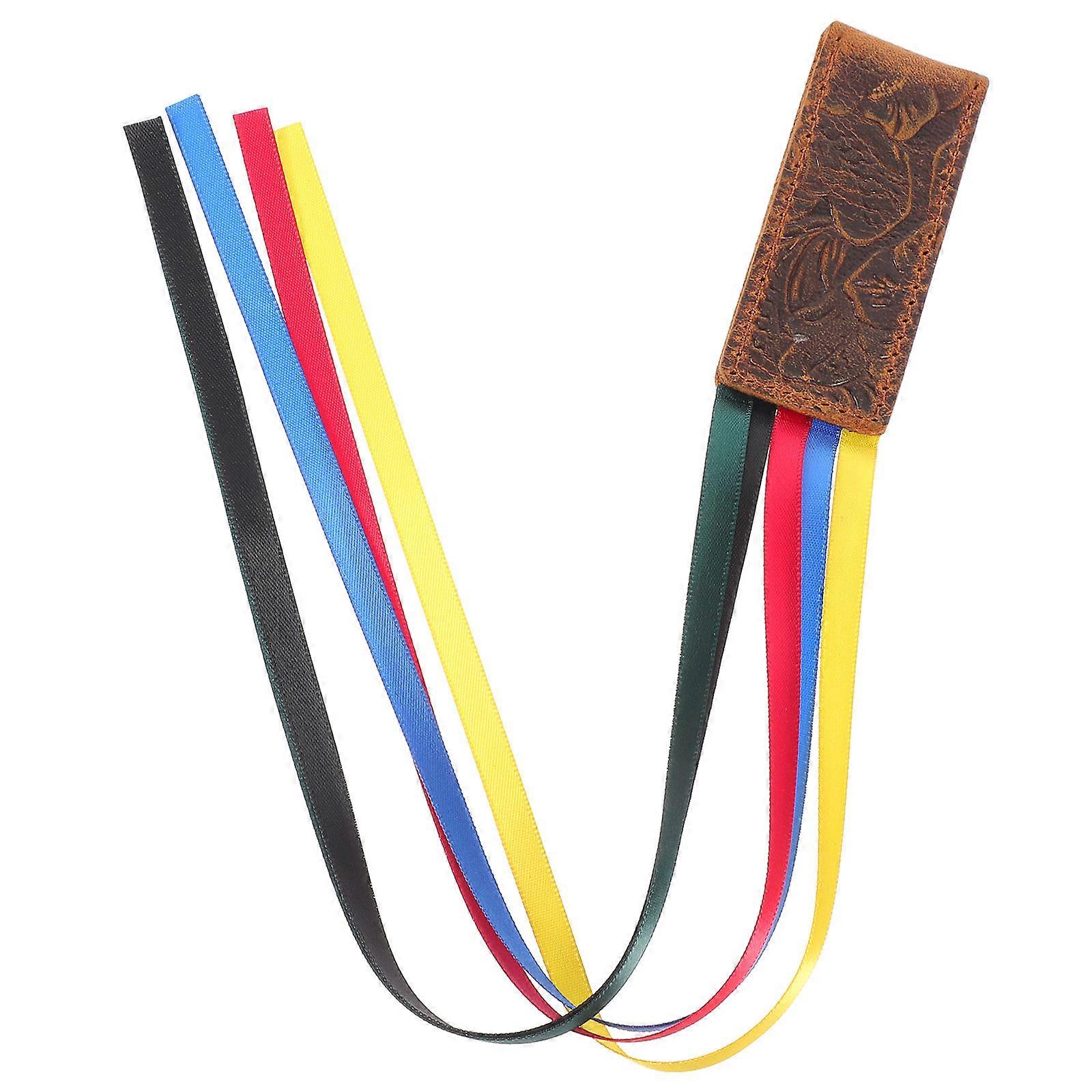 Reading List Bookmark Elastic Bookmark Tassel Shape Multi-Colored Practical Design For Novelties 1Pcs