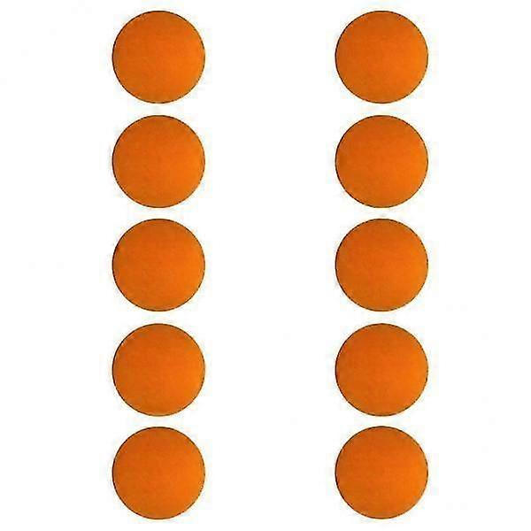 4x10 Pieces EVA Foam Golf Swing Exercises Practice Training Balls Orange