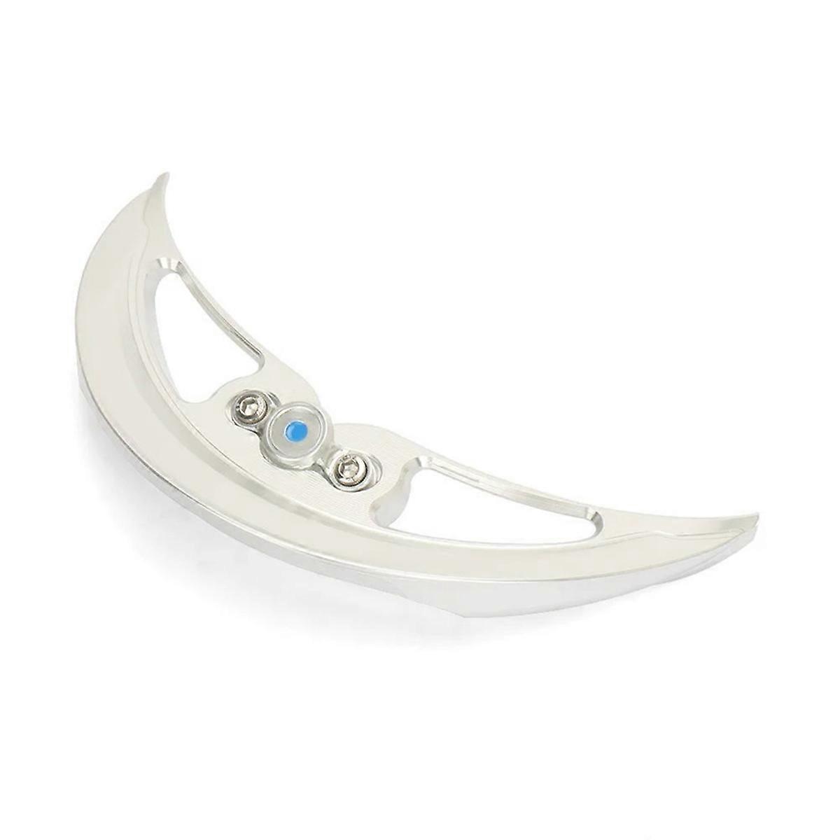 Motorcycle Ducktail Rear Grab Holder Fairing Silver