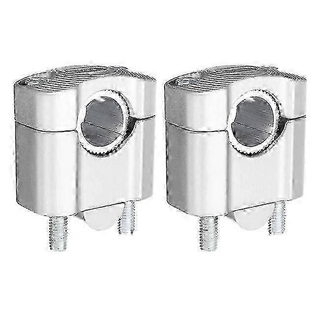 Universal 22 28mm Motorcycle Handlebar Cnc Bar Clamps Suitable for Various Brands Pit Dirt Bike Clamp Motor Heightening Tool for 7/8 1-1/8