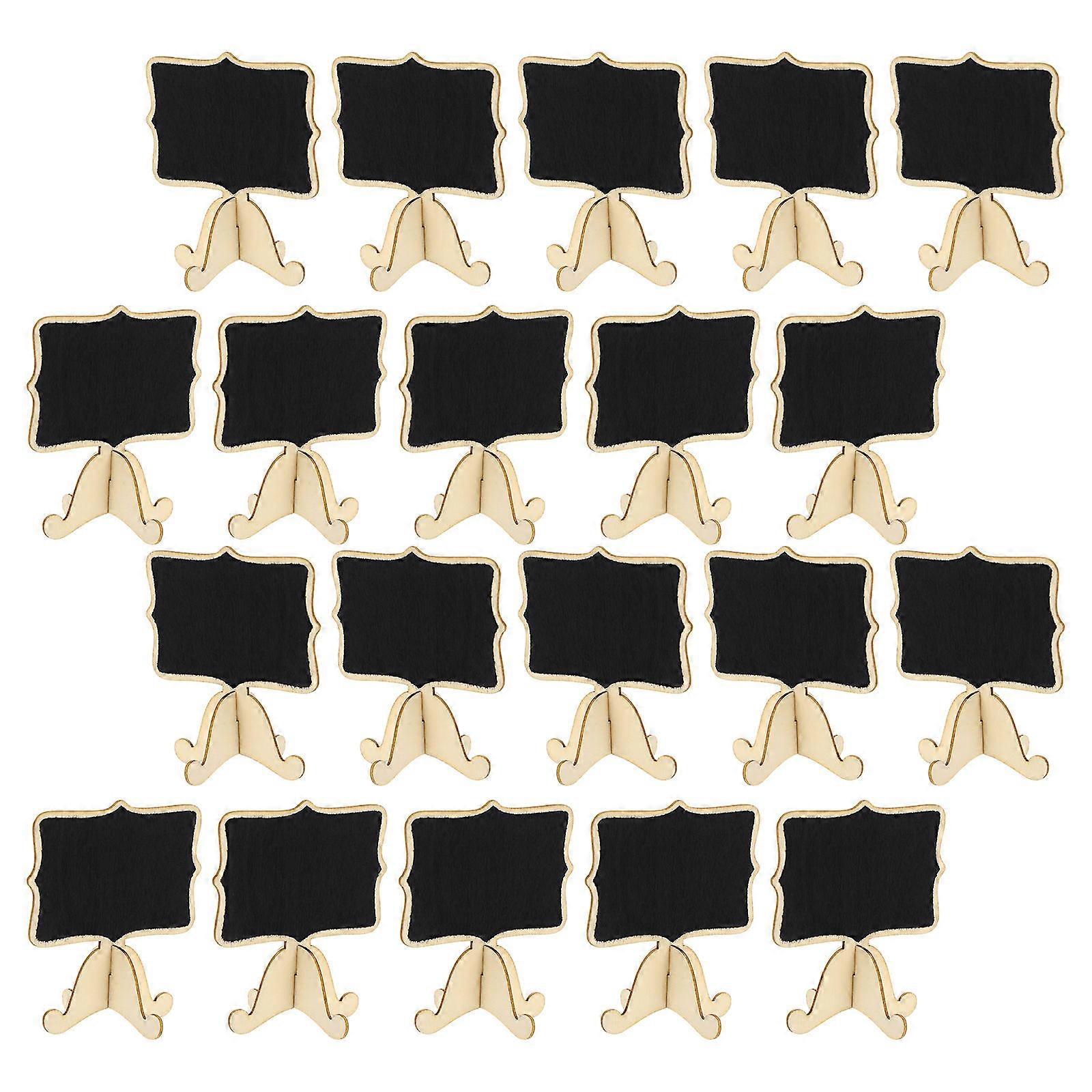 Wedding Message Board Decorations for Writing with Reusable Black Small Blackboard Standing Upright