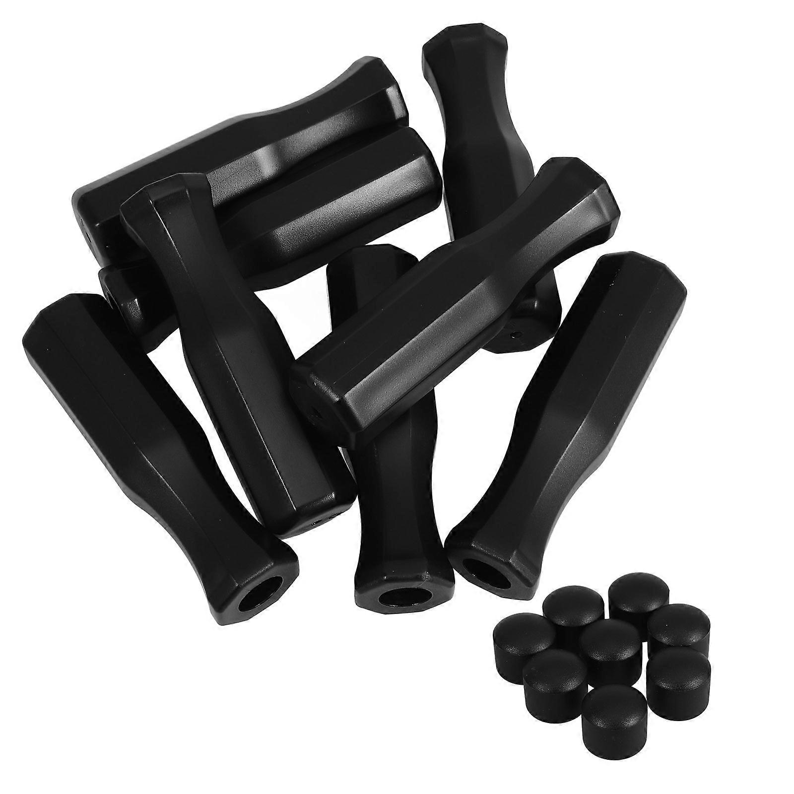 8pcs Durable Foosball Handles with Ergonomic Non Slip Grip for Table Soccer Replacement – Enhance Your Tabletop Football Game Experience