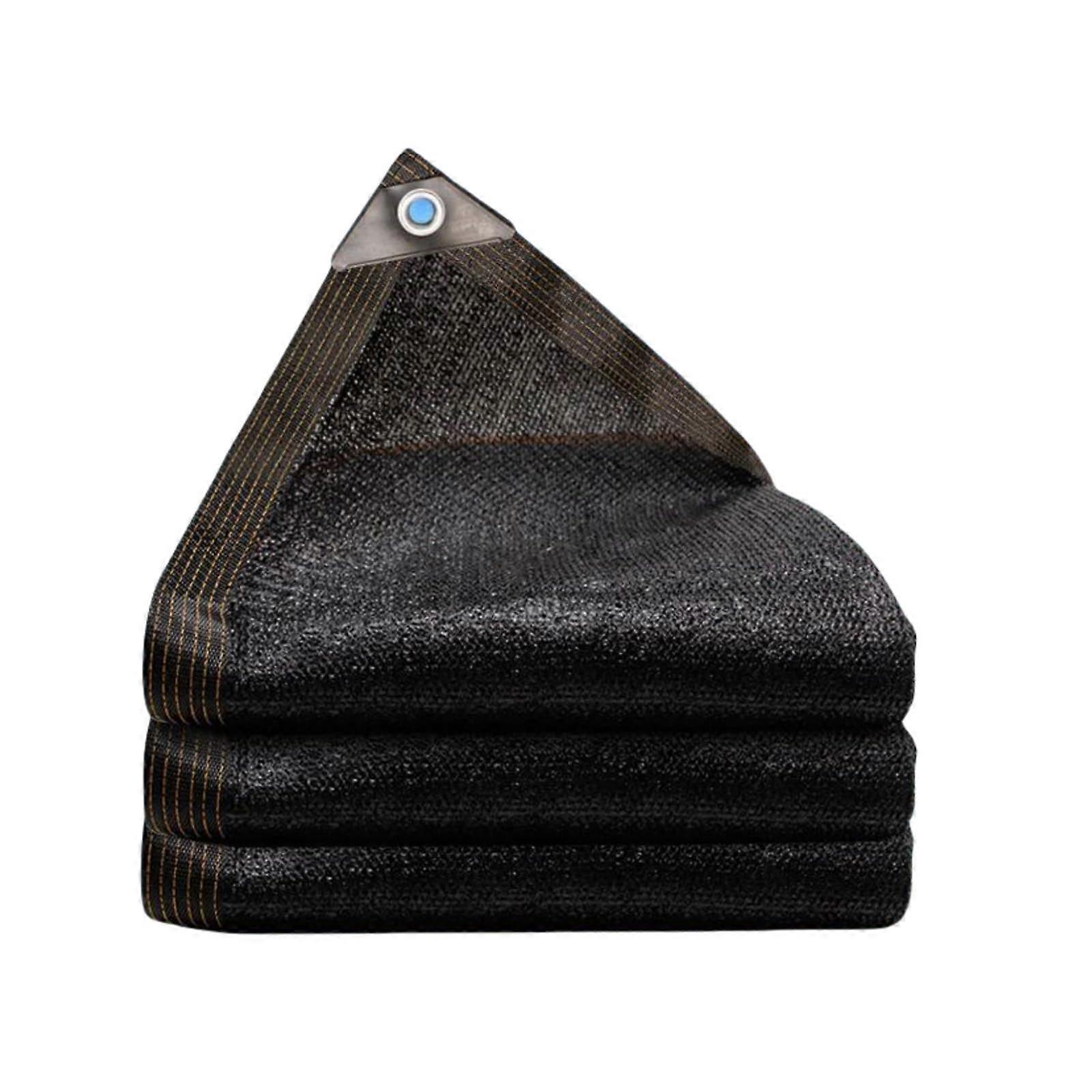 Rectangular Sun Sail, NoDrill Sun Canopy, UV Protection, Black 4*5m