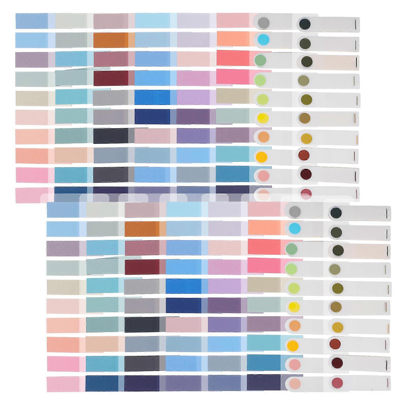 Sticky Page Markers Page Marker Stickers Retro Style Reading Marker For Office Use 1 Set