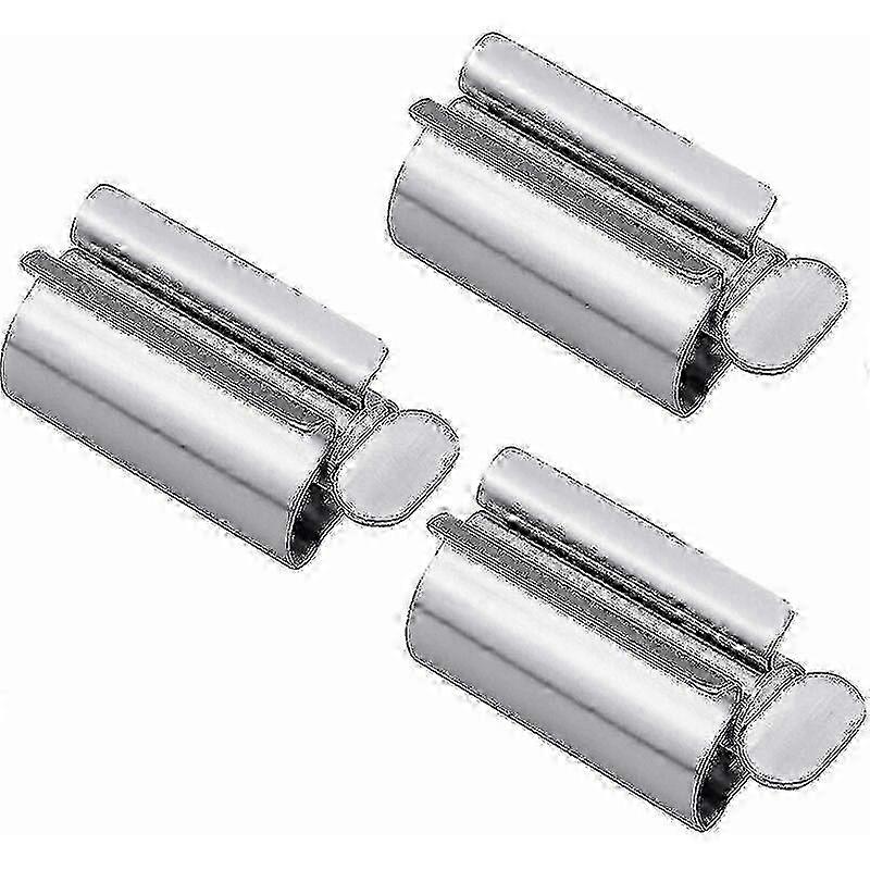 Toothpaste Squeezer Set, 3-Pack Tube Squeezer, Rotating Toothpaste Holder, Toothpaste Seat Clip - CHUNCC