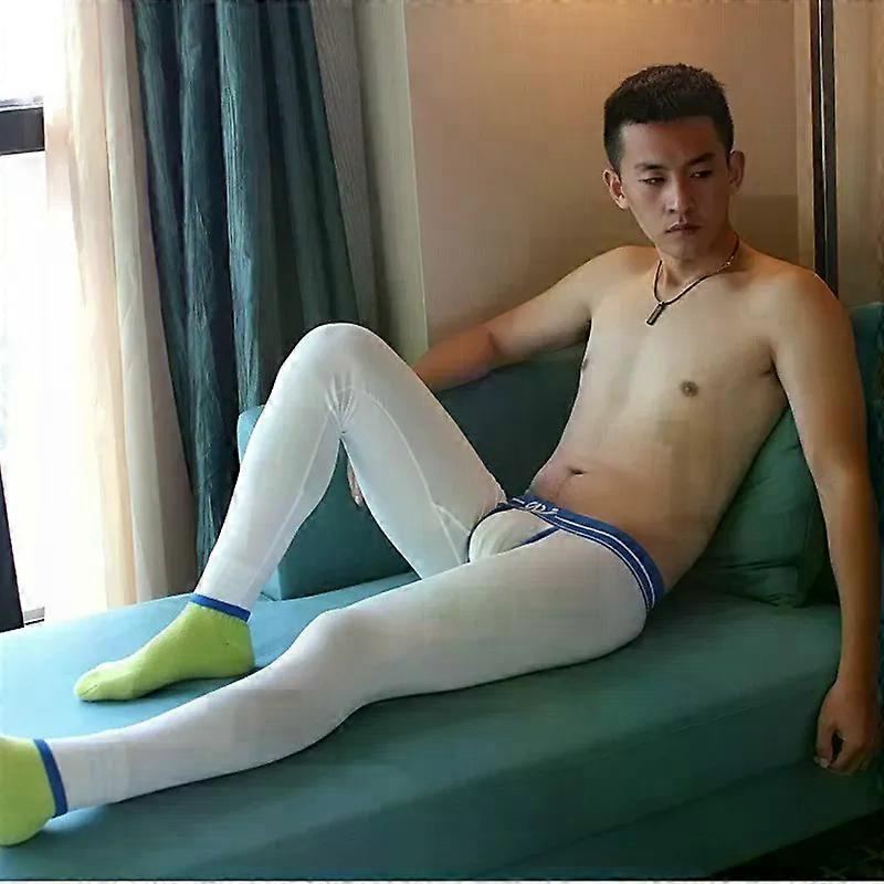 Warm Pants for Men Single Piece Autumn Pants Modal Slim Fit Thin Bottom Pants Winter Warm Thermal Underwear Comfortable Legging