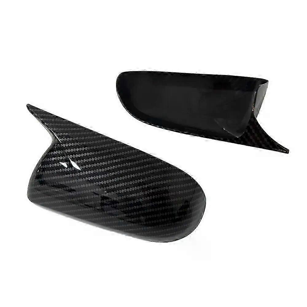 Side Mirror Cover for Suitable Brand Lova/Aveo 2007-2010 ABS Carbon / Black Trim