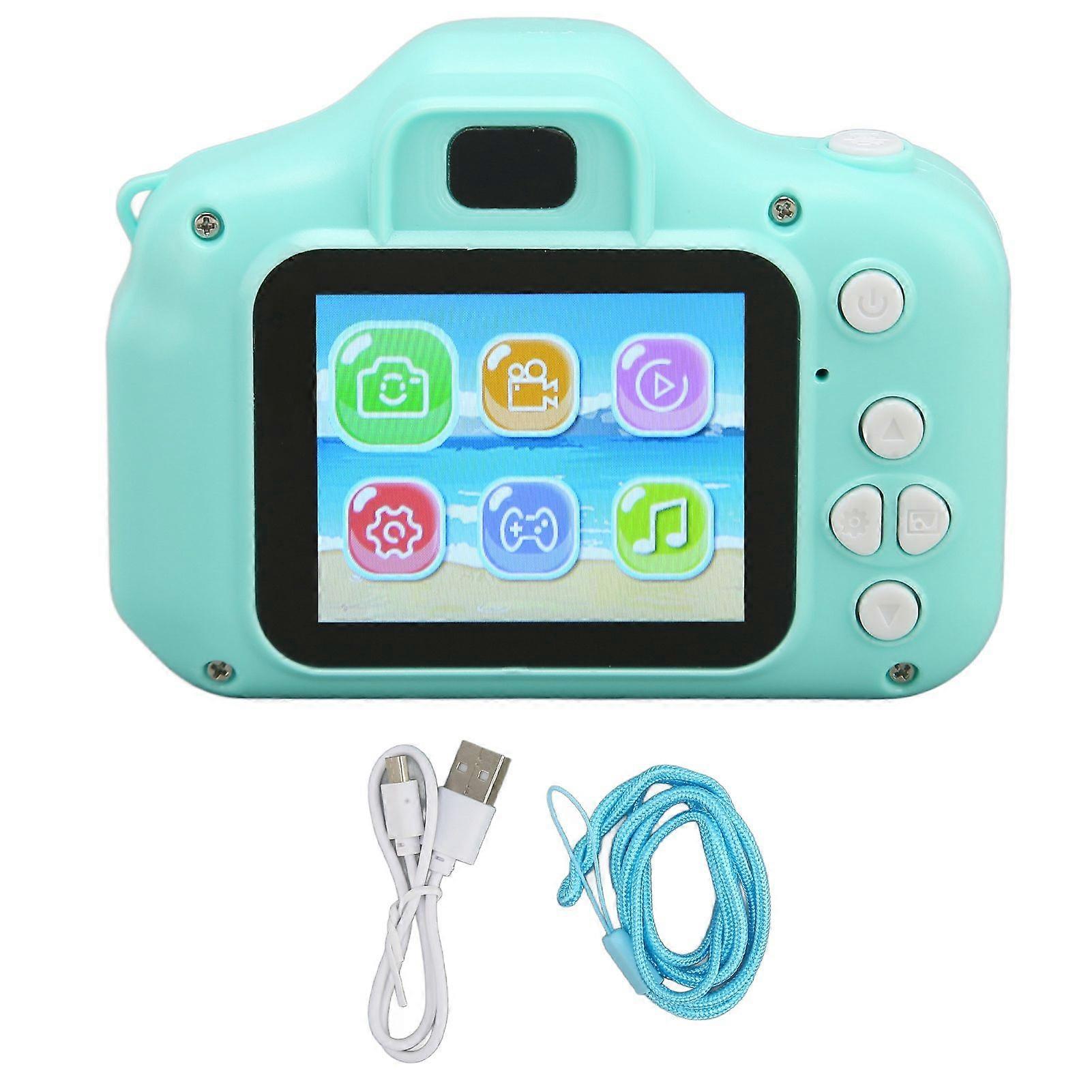 2025 Latest Model  Kids Camera Cartoon Cute Rounded Design 2 Inch IPS Screen
