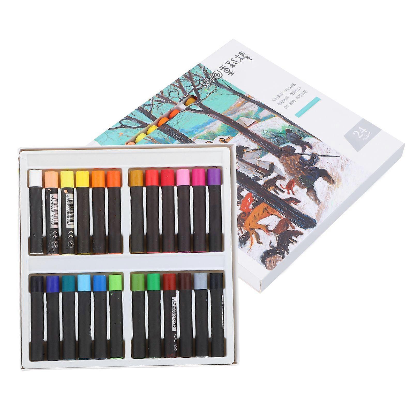 2025 أحدث طراز 24 قطعة زيت الباستيل المهنية الكتابة على الجدران قابل للغسل