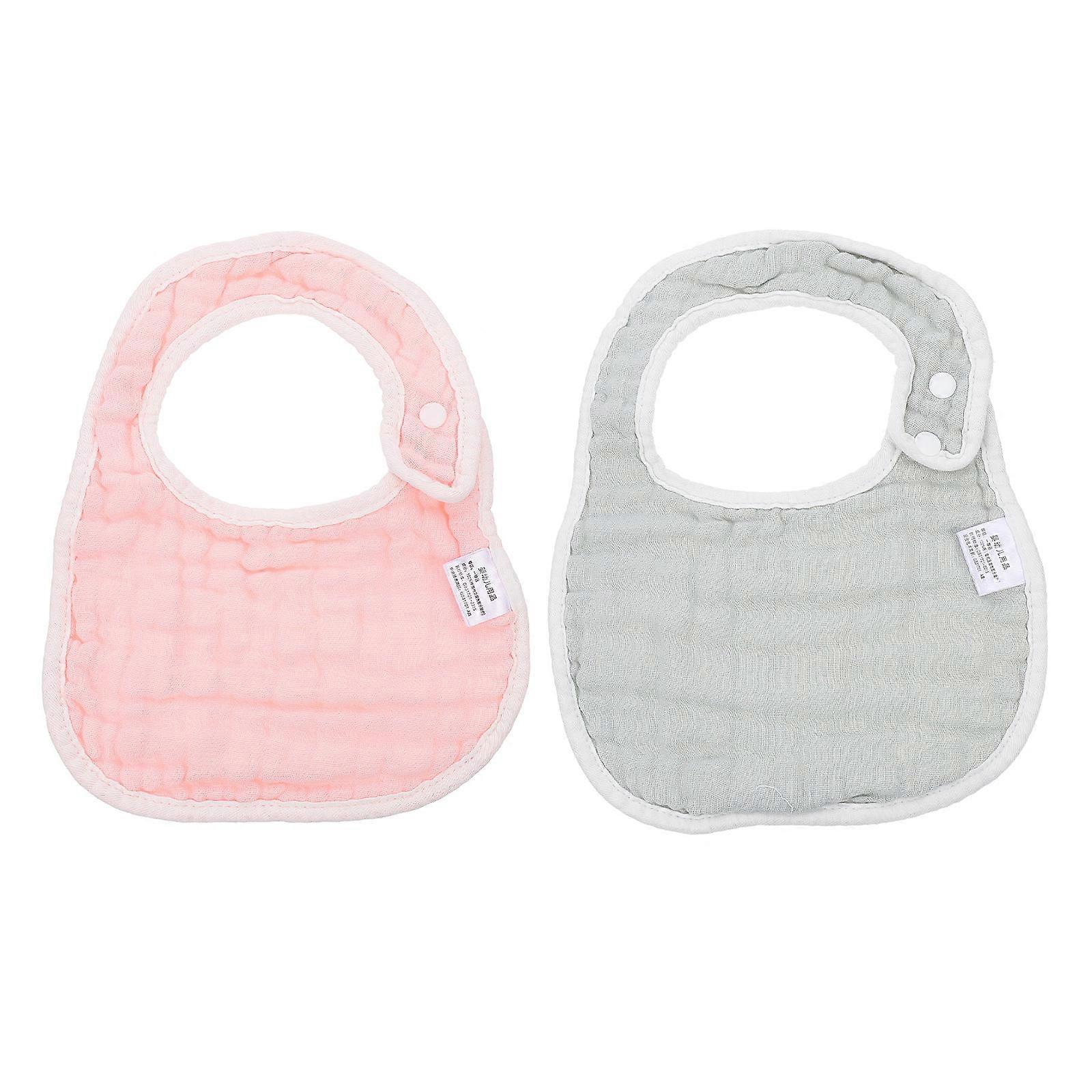Bavoirs d’alimentation en forme de U en gaze de coton - doux, absorbants et portables pour une utilisation à la maison ou en voyage