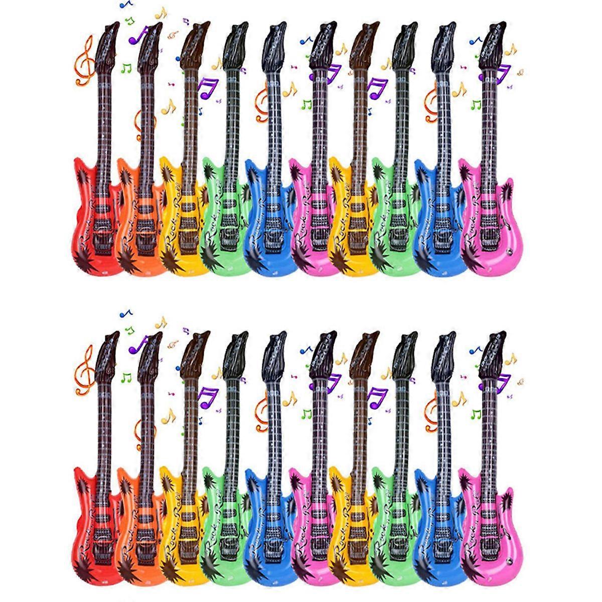 Inflatable guitar, blow guitar,