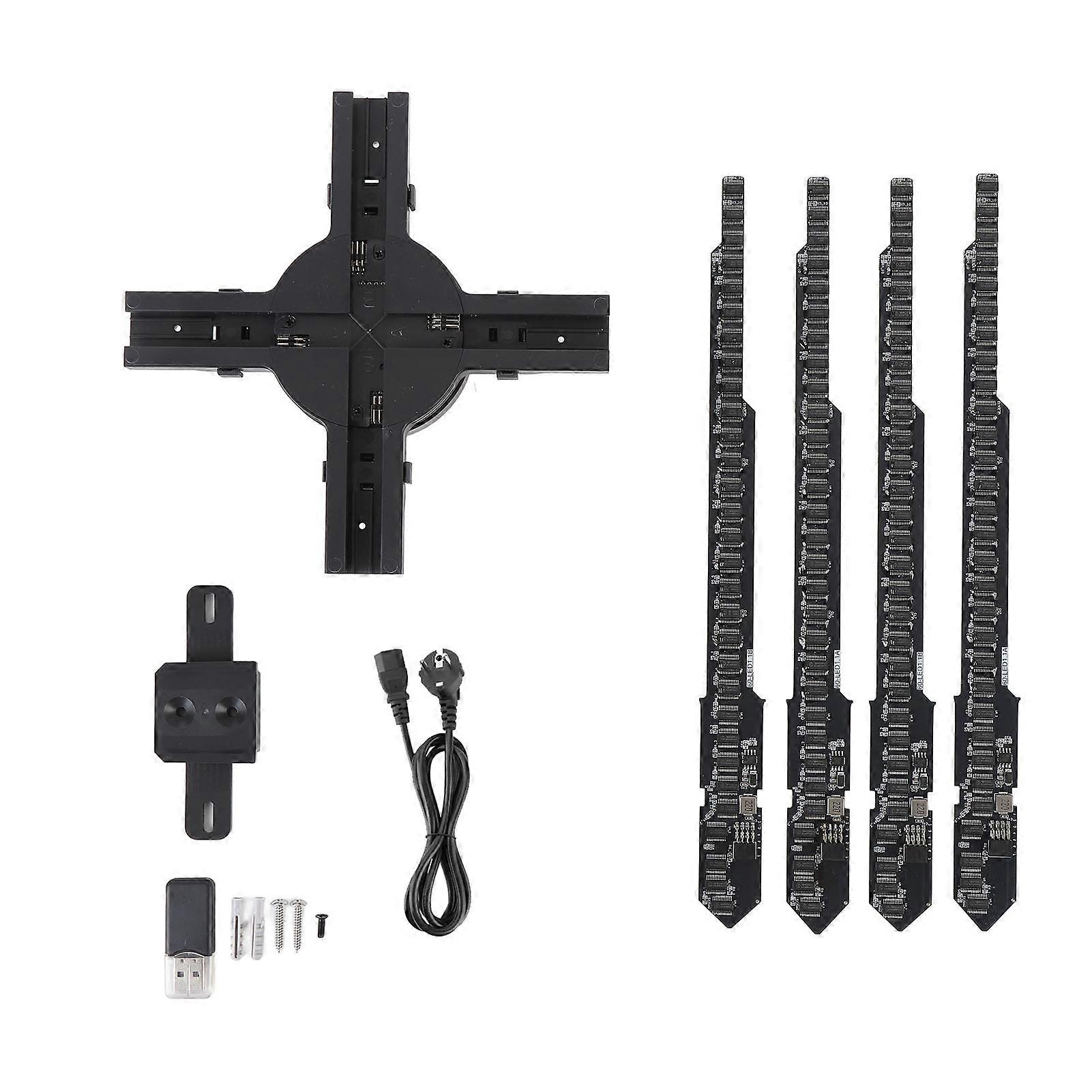 3D Hologram Fan 2500x640 Projector with 640 LEDs and App Control for Business Ads