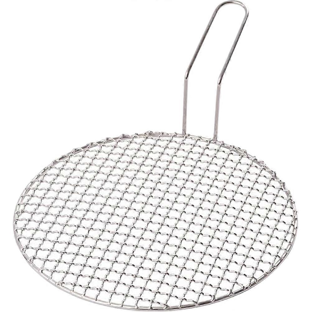 Barbecue Nets Wire Mesh Sheet Grilling Plate Rectangular Shape Safe for Grilling Prevents Food From Falling Into Fire 1Set