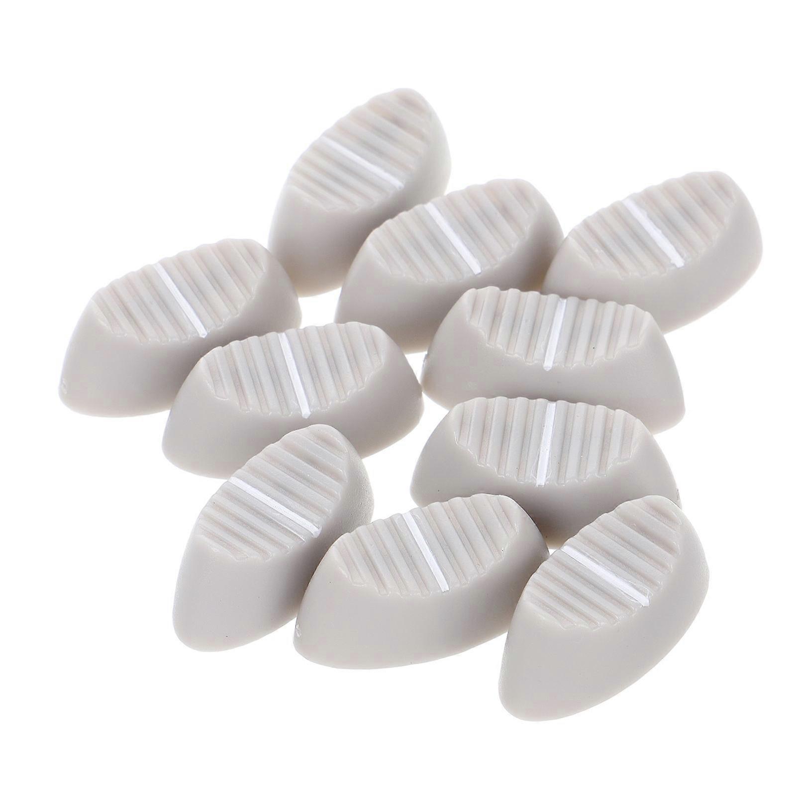 Mixer Slider Knobs For Live Performances Simple Style 4mm Hole Diameter 10Pcs Reliable