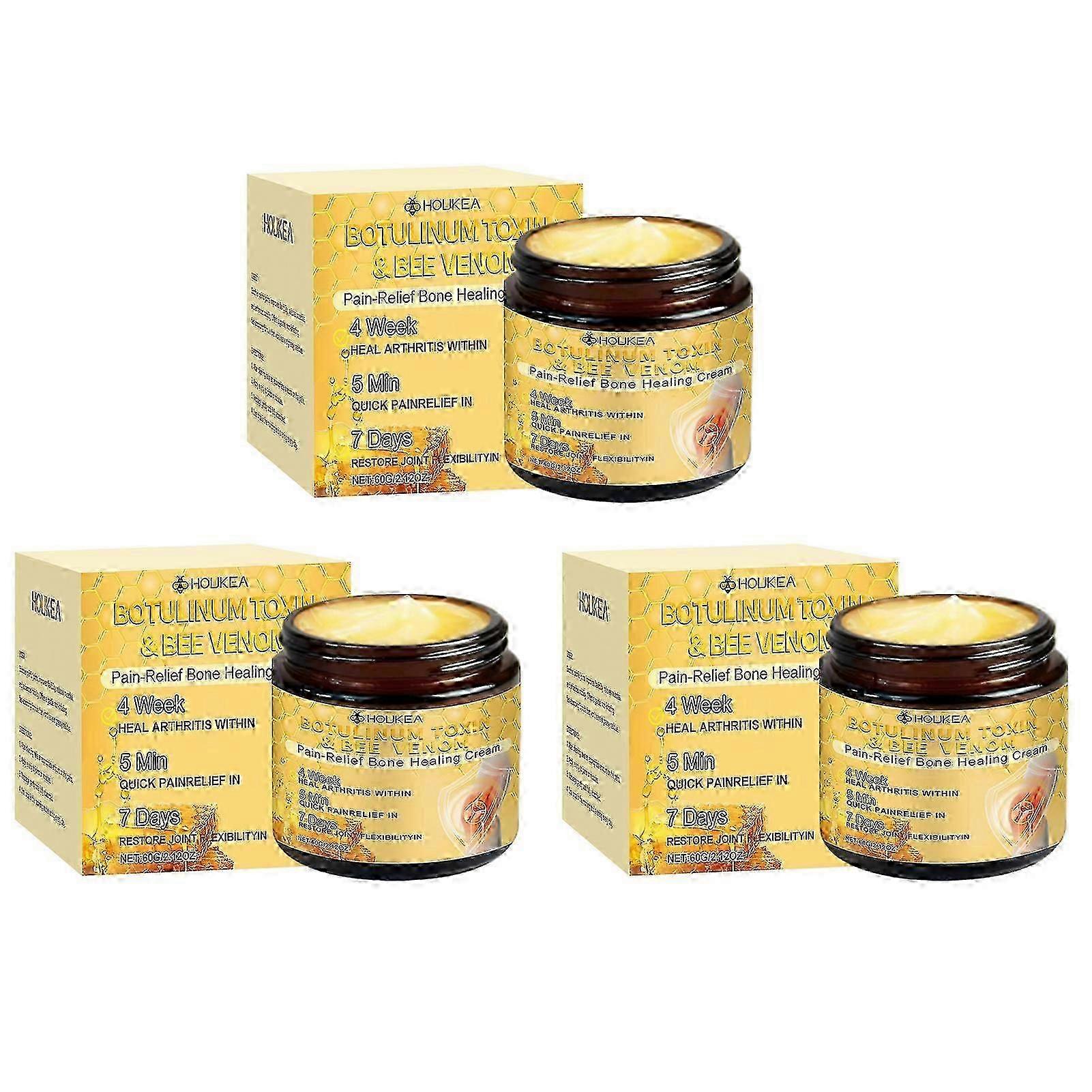 Bee-venom Advanced Bone Cream, Neck Back Knee Pain Relief Cream, For Back Neck Hands Knee