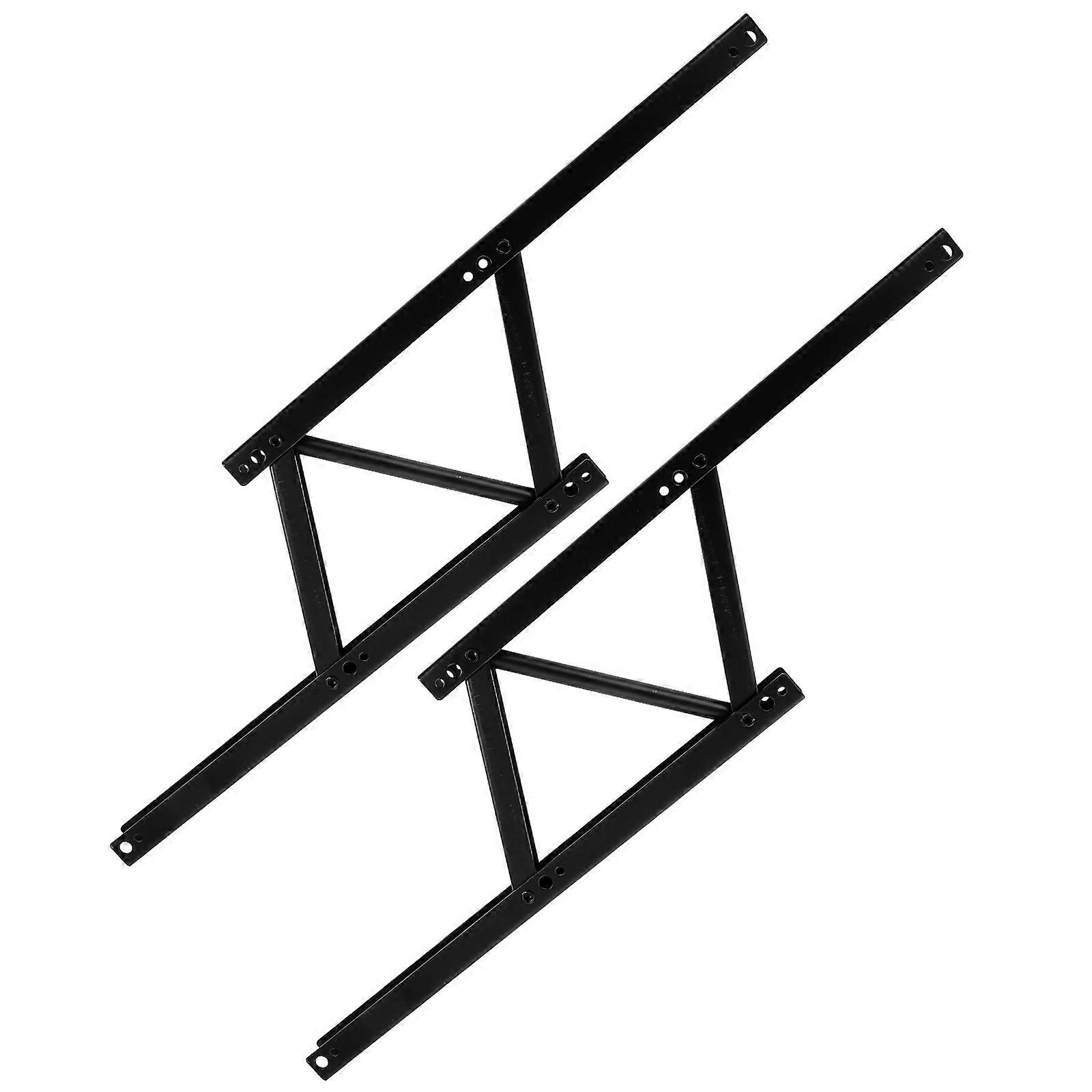 Lift and Up Hinges Tea Table Pull Out Shelf Hardware with Spring 2Pcs