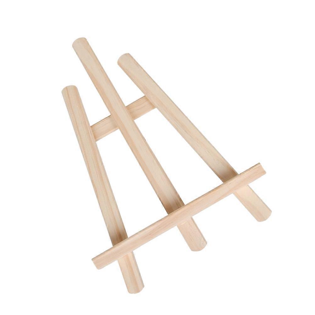 Beige Wood Drawing Stand for Kids Perfect for Display at Home or Outdoor Use 28x21cm