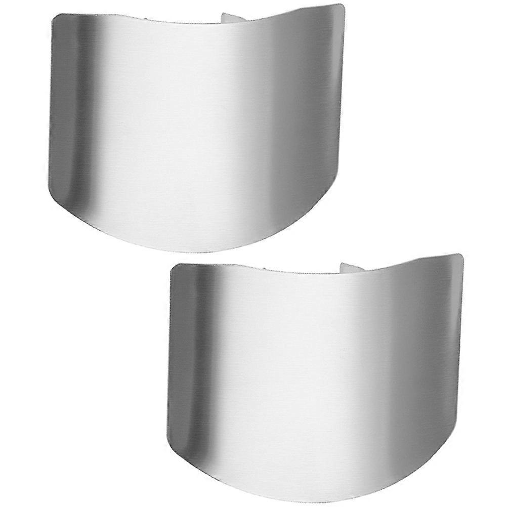 Here's a polished product description for your **Stainless Steel Finger Protectors**:
### **2pcs Stainless Steel Finger Protectors – Safe &