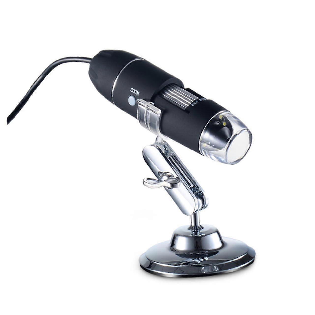 Portable Microscope 1x Magnification USB Digital Microscope With LED Lights Mobile Phone Microscope Compatible