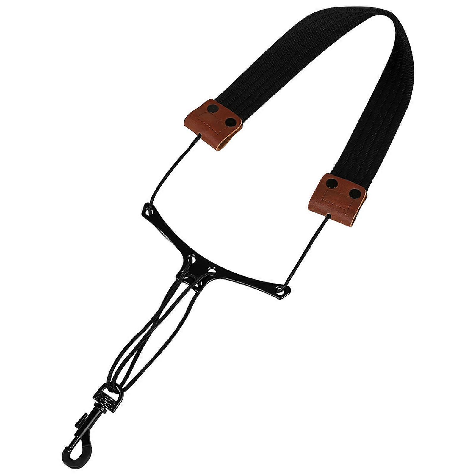 Saxophone Shoulder Harness Adjustable Strap Saxophone Neck Strap Suitable for Clarinet Electric Wind Instruments Multicolor