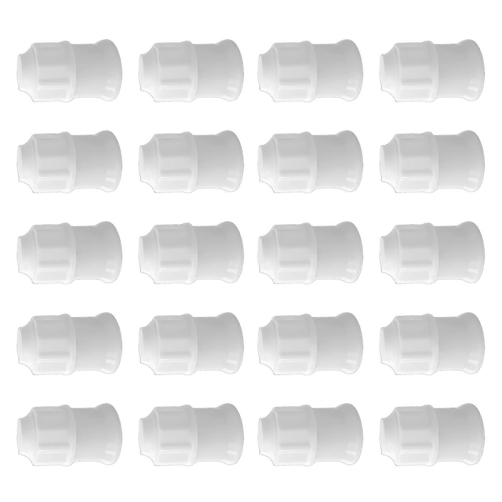 Bulk 20Pcs E27 Threaded Lamp Socket Holder for LED Bulbs Plastic Light Accessories Multicolor