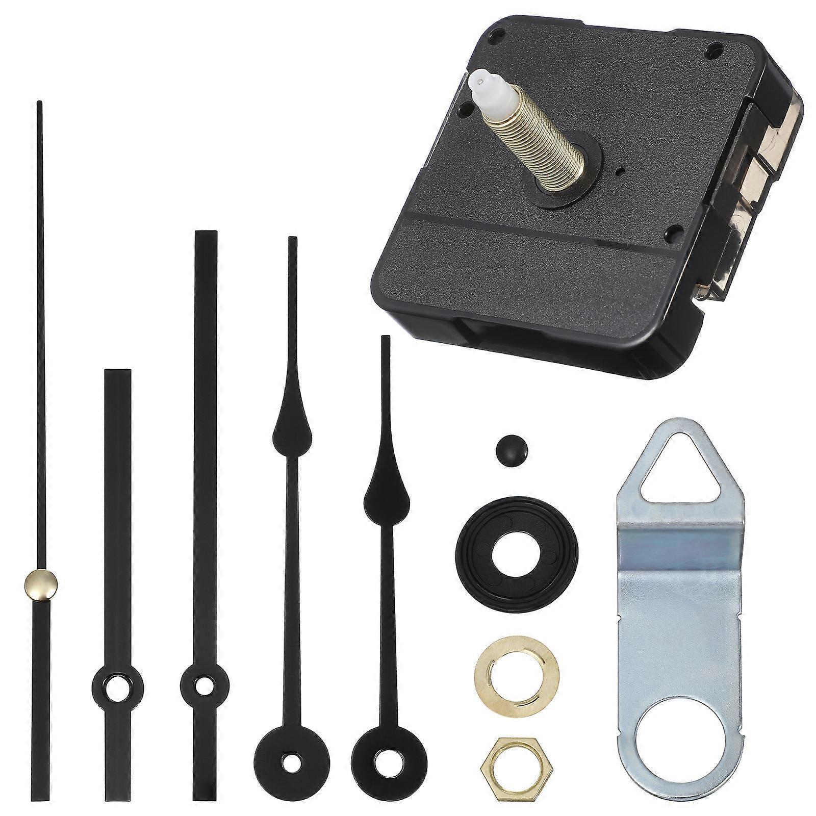 Quartz Clock Movement Kit for Wall Clock Repair 1Set Silent Replacement Mechanism