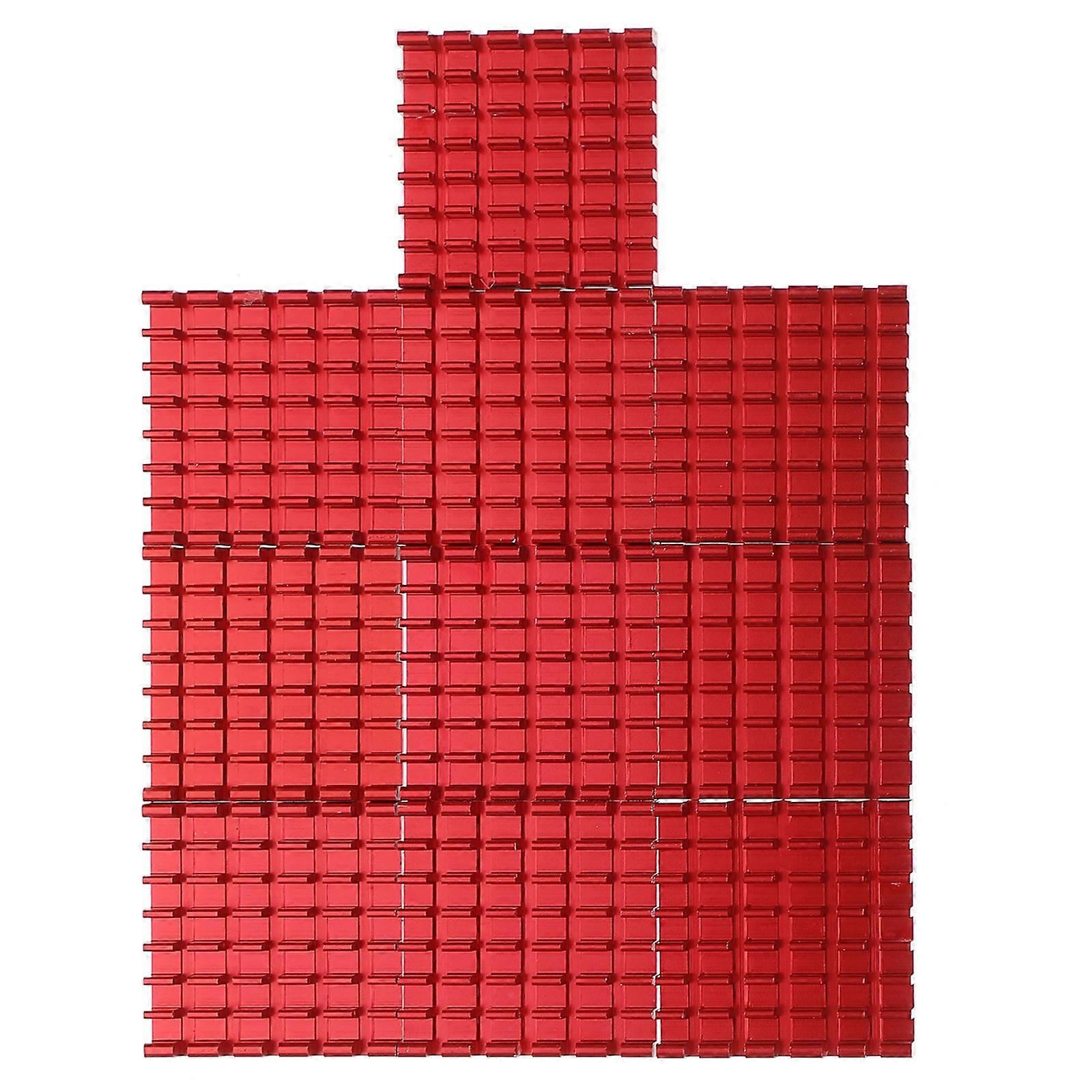 Semiconductor Cooler Heat Sink For Electronics Led Ic Dark Red 10X10X2MM Cooling 10Pack