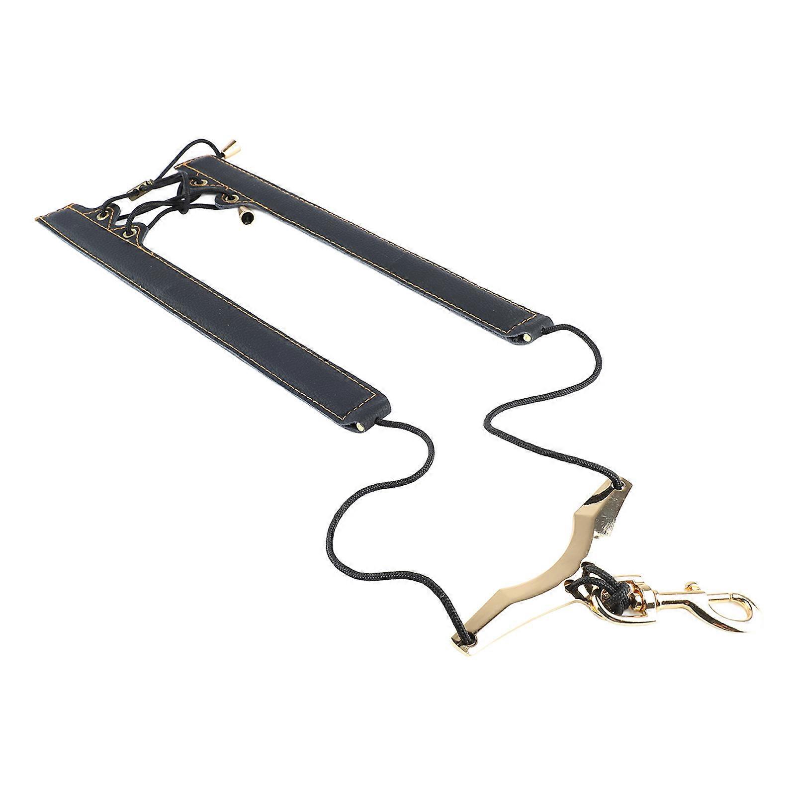 Saxophone Strap Adjustable Polyester Fiber Saxophone Shoulder Neck Strap for Music Lovers