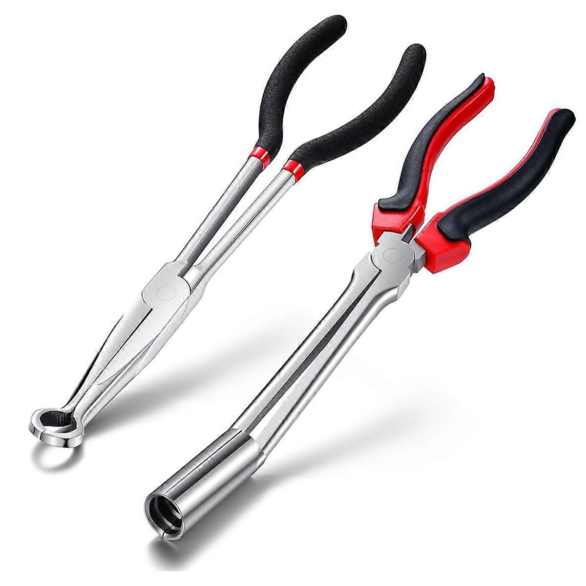 2 Pack Spark Plug Wire Removal Tool Kit Spark Plug Boot Removal Tool and Pliers Pulling Tool,Wire P